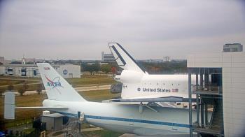 Weather camera view of Space Center Houston.