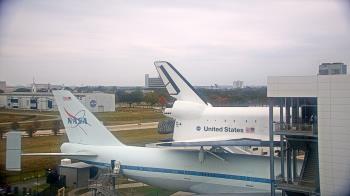 Weather camera view of Space Center Houston.