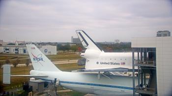 Weather camera view of Space Center Houston.