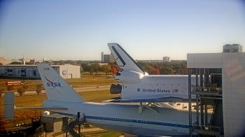 Weather camera view of Space Center Houston.