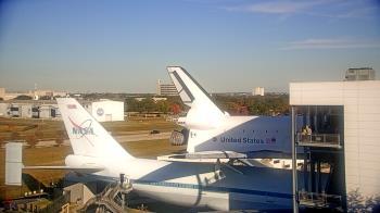 Weather camera view of Space Center Houston.