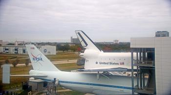 Weather camera view of Space Center Houston.