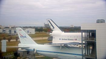 Weather camera view of Space Center Houston.