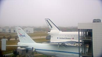 Weather camera view of Space Center Houston.