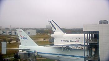 Weather camera view of Space Center Houston.