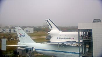Weather camera view of Space Center Houston.