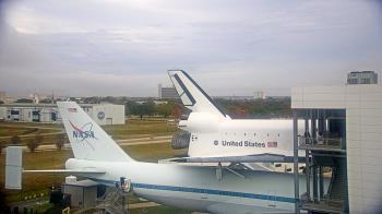 Weather camera view of Space Center Houston.