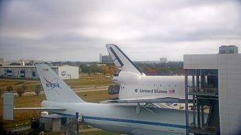 Weather camera view of Space Center Houston.