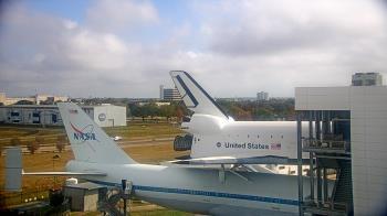 Weather camera view of Space Center Houston.