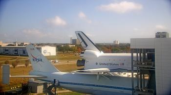 Weather camera view of Space Center Houston.