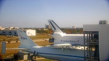 Weather camera view of Space Center Houston.