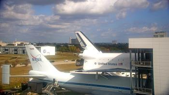 Weather camera view of Space Center Houston.