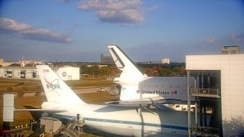 Weather camera view of Space Center Houston.