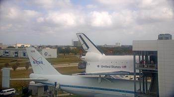 Weather camera view of Space Center Houston.