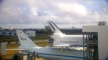 Weather camera view of Space Center Houston.