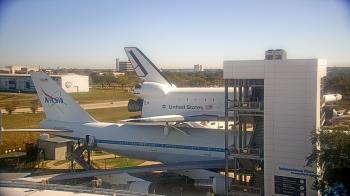 Weather camera view of Space Center Houston.