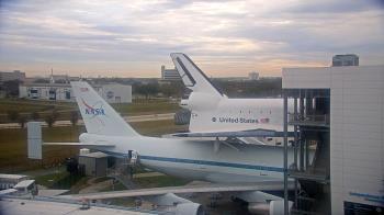Weather camera view of Space Center Houston.
