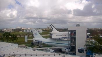 Weather camera view of Space Center Houston.