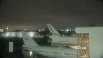 Weather camera view of Space Center Houston.