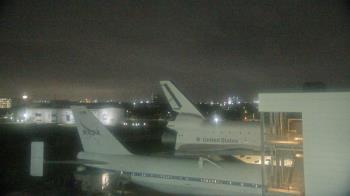 Weather camera view of Space Center Houston.