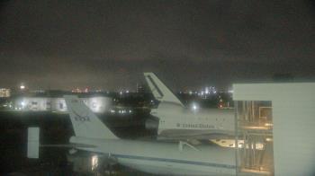 Weather camera view of Space Center Houston.