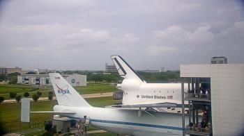Weather camera view of Space Center Houston.