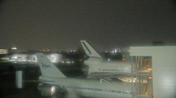 Weather camera view of Space Center Houston.