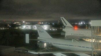 Weather camera view of Space Center Houston.