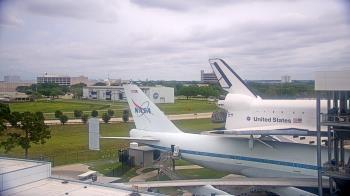 Weather camera view of Space Center Houston.