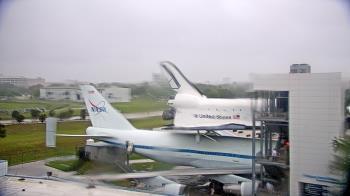 Weather camera view of Space Center Houston.