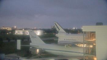 Weather camera view of Space Center Houston.
