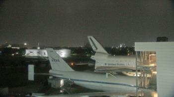 Weather camera view of Space Center Houston.
