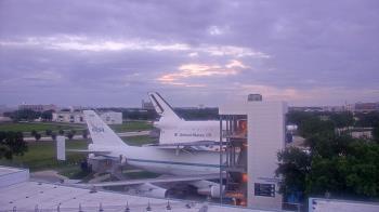 Weather camera view of Space Center Houston.