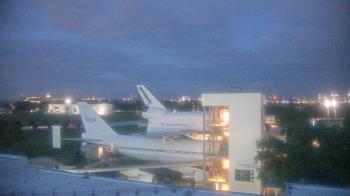 Weather camera view of Space Center Houston.