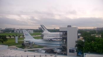 Weather camera view of Space Center Houston.