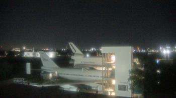 Weather camera view of Space Center Houston.