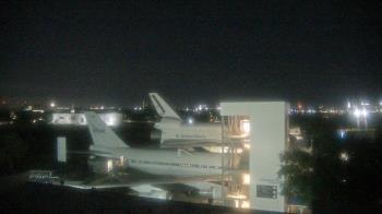 Weather camera view of Space Center Houston.