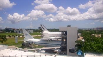 Weather camera view of Space Center Houston.