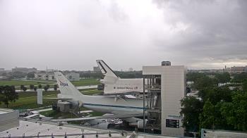 Weather camera view of Space Center Houston.