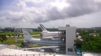 Weather camera view of Space Center Houston.
