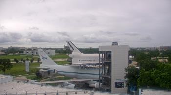 Weather camera view of Space Center Houston.