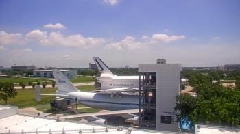 Weather camera view of Space Center Houston.