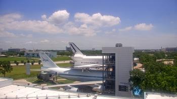 Weather camera view of Space Center Houston.