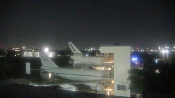 Weather camera view of Space Center Houston.