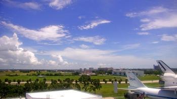 Weather camera view of Space Center Houston.