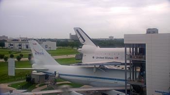 Weather camera view of Space Center Houston.