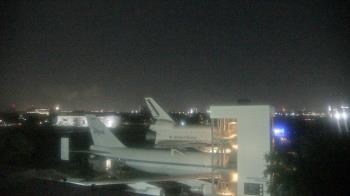 Weather camera view of Space Center Houston.