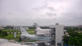 Weather camera view of Space Center Houston.