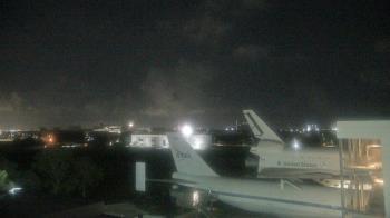 Weather camera view of Space Center Houston.
