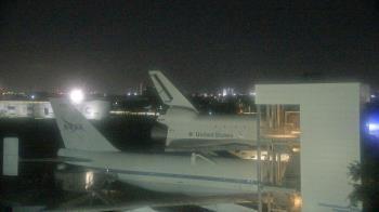 Weather camera view of Space Center Houston.